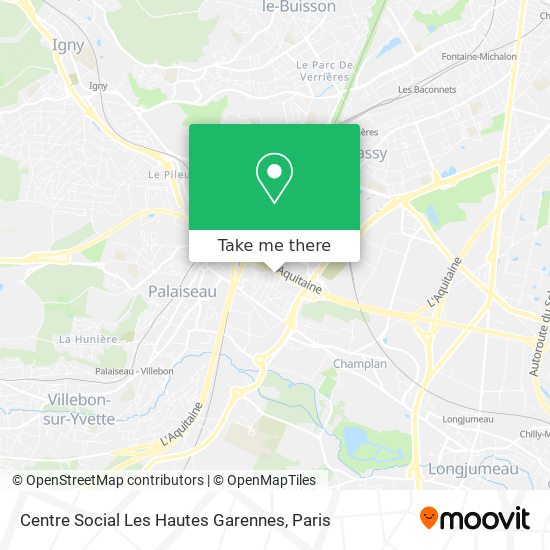 Centre Social Les Hautes Garennes map