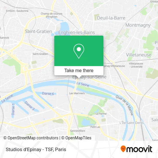 Studios d'Epinay - TSF map