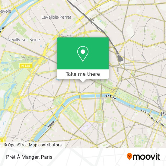 Prêt À Manger map