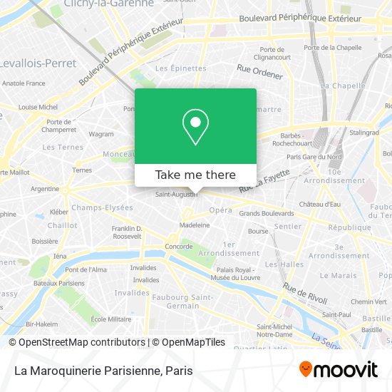 La Maroquinerie Parisienne map