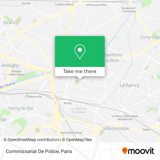 Mapa Commissariat De Police