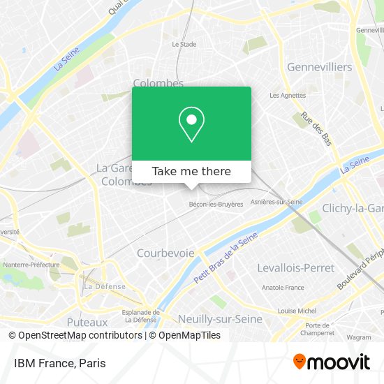 IBM France map