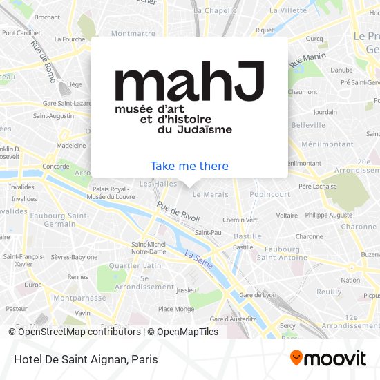 Hotel De Saint Aignan map