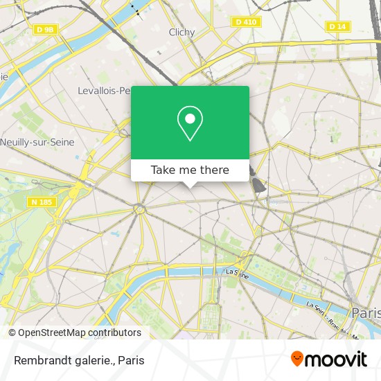 Rembrandt galerie. map