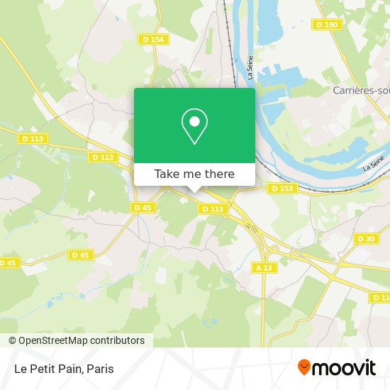 Le Petit Pain map