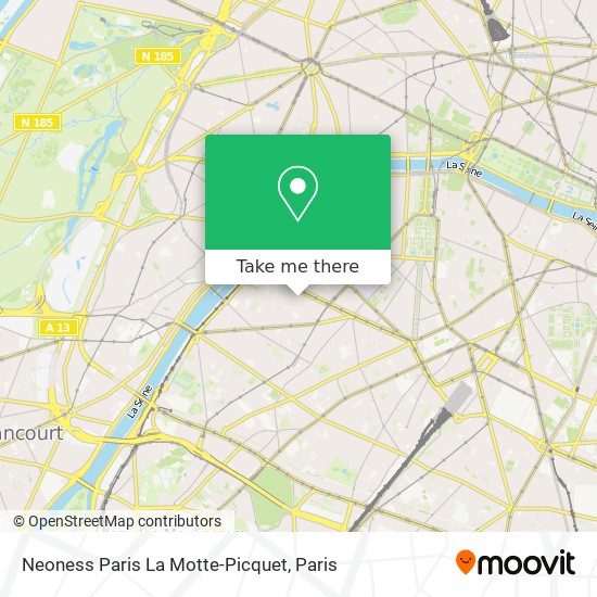 Mapa Neoness Paris La Motte-Picquet
