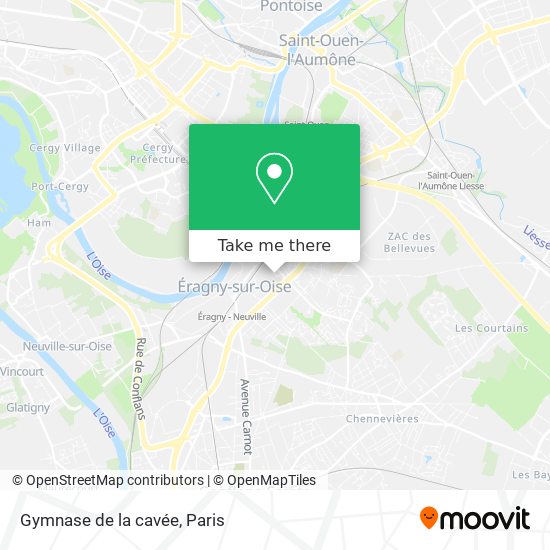 Mapa Gymnase de la cavée