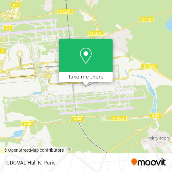 CDGVAL Hall K map