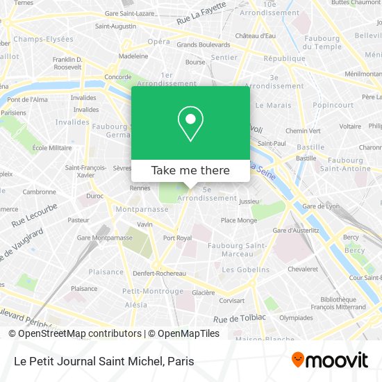 Le Petit Journal Saint Michel map