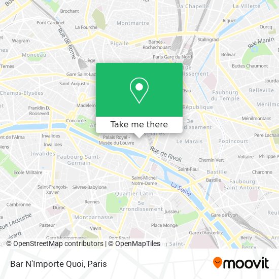 Bar N'Importe Quoi map