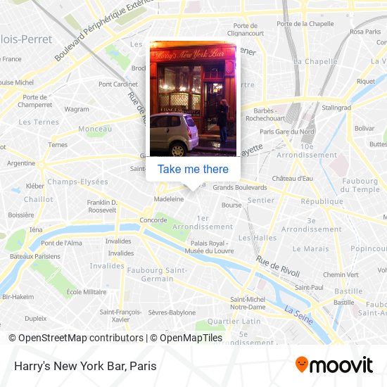 Harry's New York Bar map
