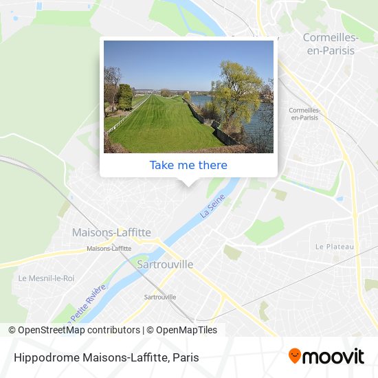 Hippodrome Maisons-Laffitte map