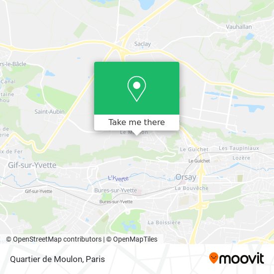 Quartier de Moulon map