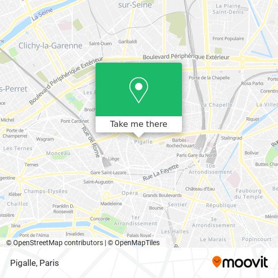 Pigalle map