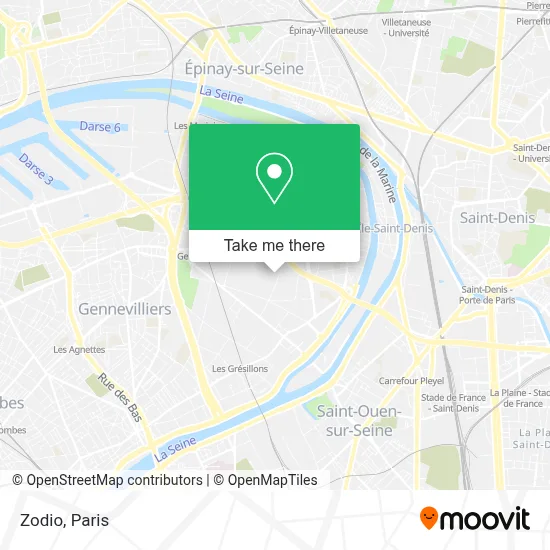 Zodio map