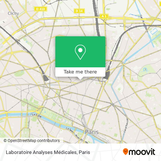 Laboratoire Analyses Médicales map