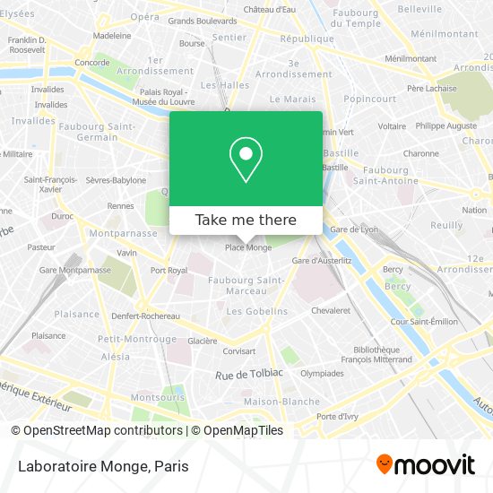 Mapa Laboratoire Monge