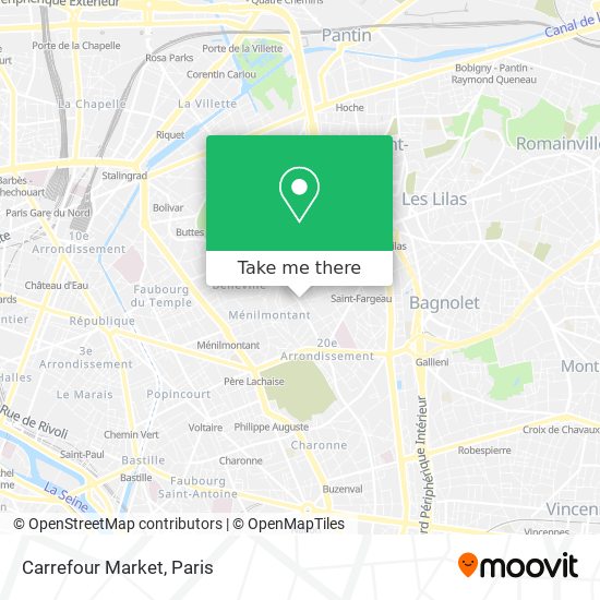 Carrefour Market map