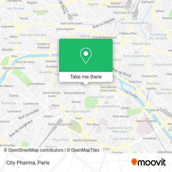 City Pharma map