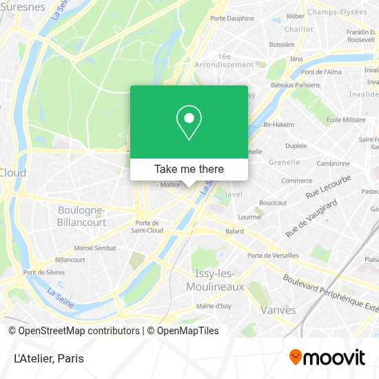 L'Atelier map
