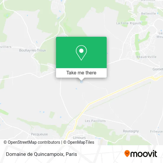 Domaine de Quincampoix map