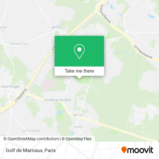 Golf de Marivaux map