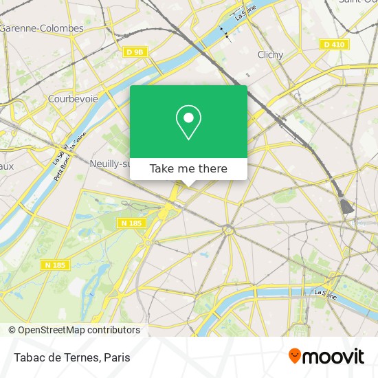 Tabac de Ternes map