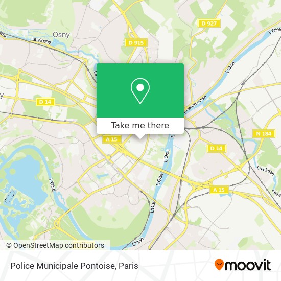 Police Municipale Pontoise map