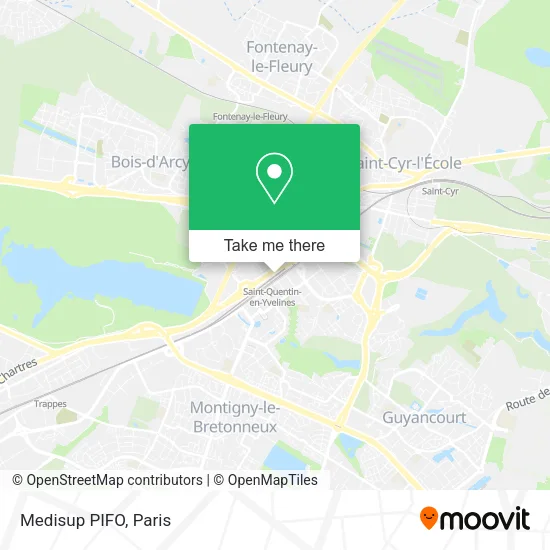 Medisup PIFO map
