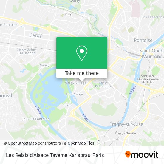 Mapa Les Relais d'Alsace Taverne Karlsbrau