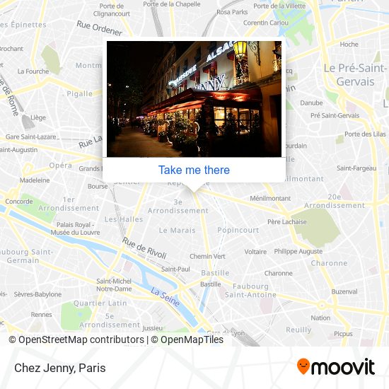 Chez Jenny map