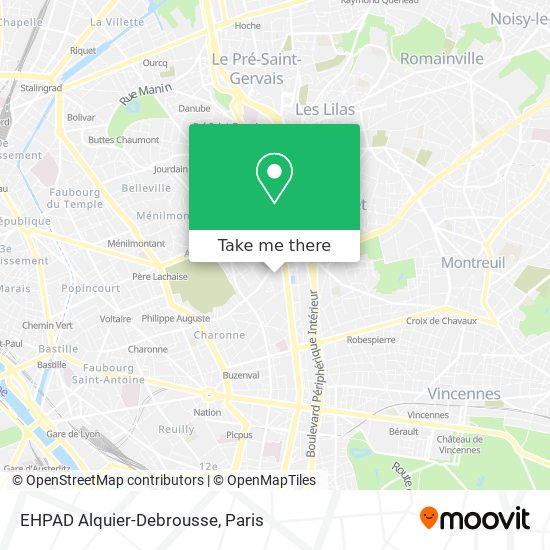 EHPAD Alquier-Debrousse map