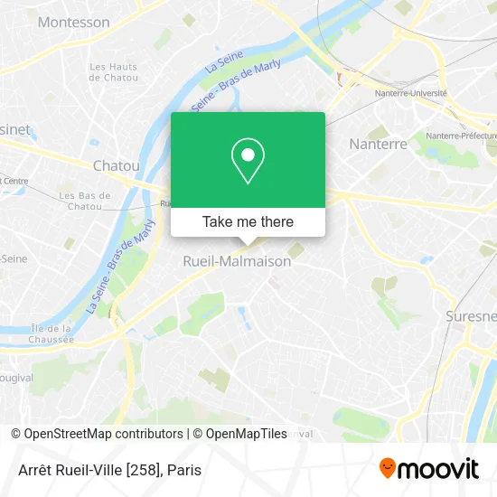 Arrêt Rueil-Ville [258] map