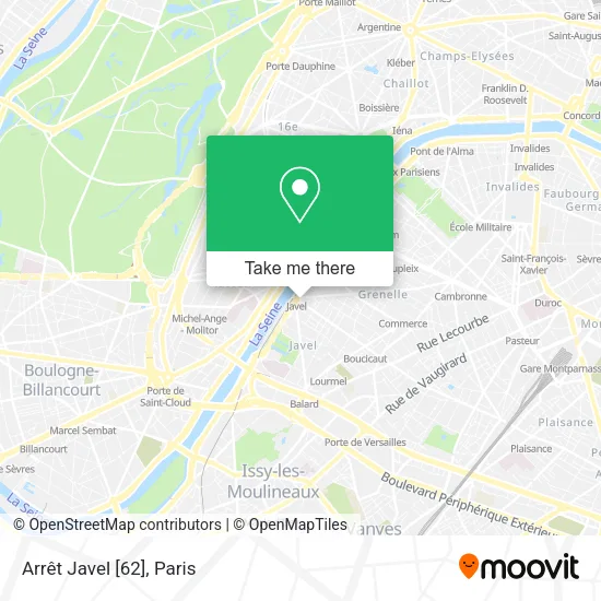 Arrêt Javel [62] map