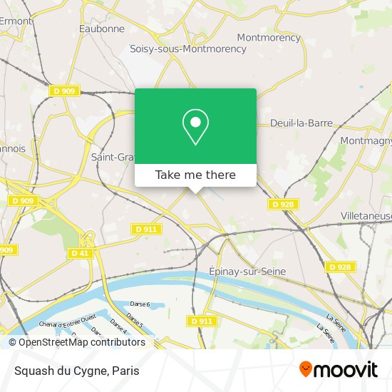Squash du Cygne map