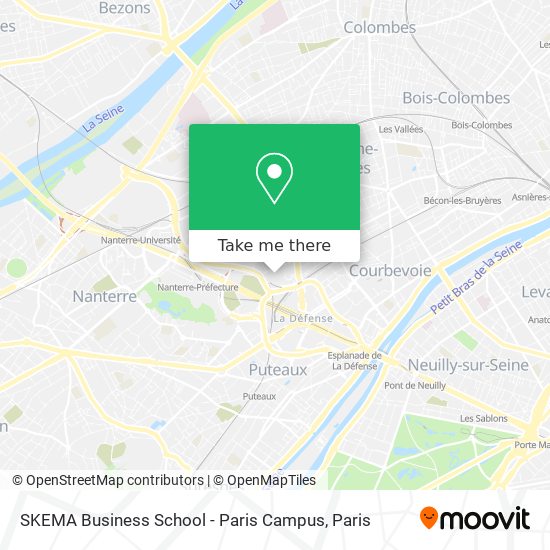 SKEMA Business School - Paris Campus map
