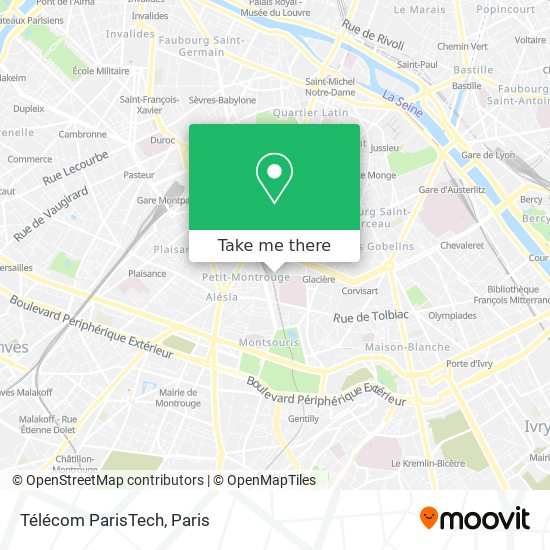 Mapa Télécom ParisTech