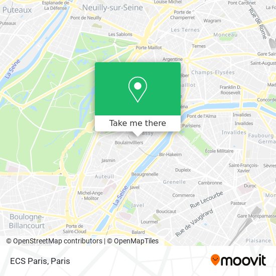 Mapa ECS Paris