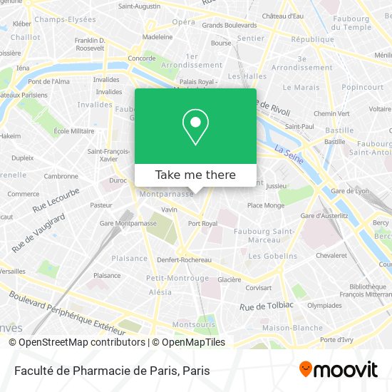 Faculté de Pharmacie de Paris map