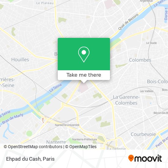 Mapa Ehpad du Cash