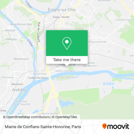 Mairie de Conflans-Sainte-Honorine map