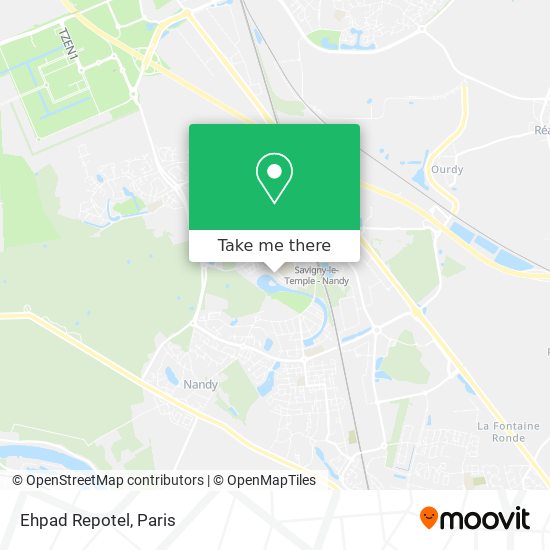 Ehpad Repotel map