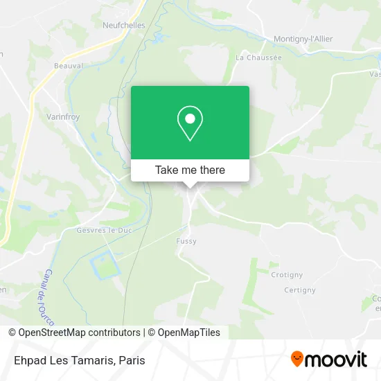 Ehpad Les Tamaris map