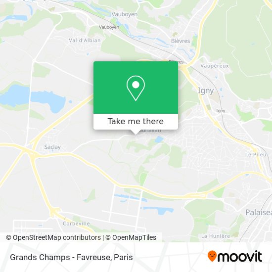 Grands Champs - Favreuse map