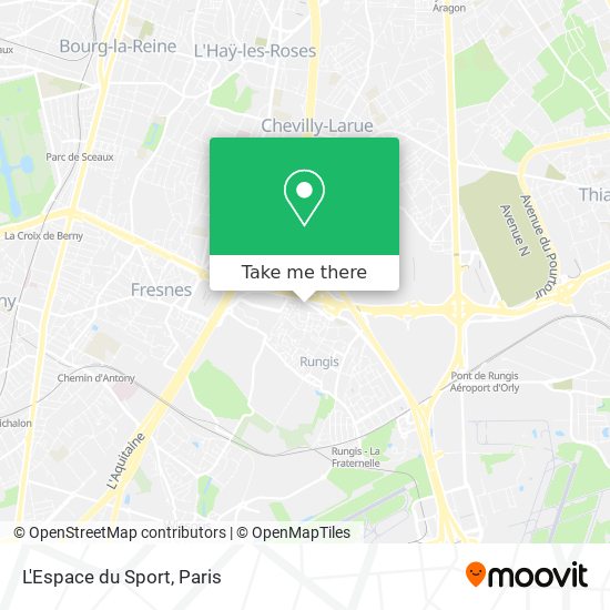 L'Espace du Sport map