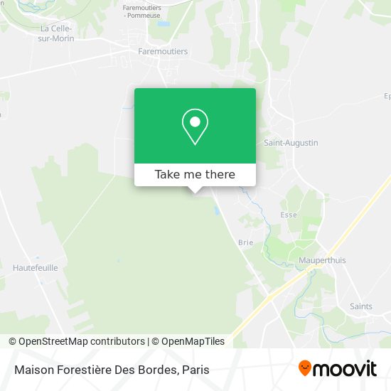 Maison Forestière Des Bordes map