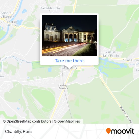 Chantilly map