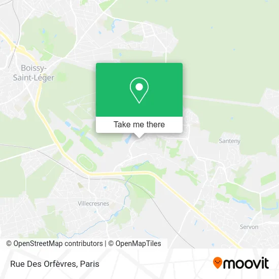 Rue Des Orfèvres map