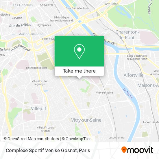 Complexe Sportif Venise Gosnat map