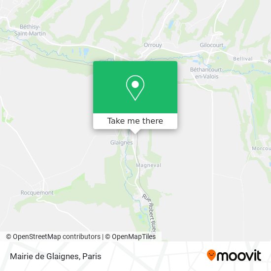 Mapa Mairie de Glaignes